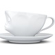 Europe Coffee cup "Kissing" white