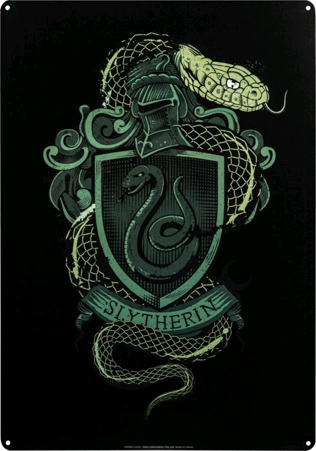 Australia Harry Potter - Slytherin A3 Tin Sign