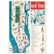 Australia Poster/Wrap - New York Map 5*