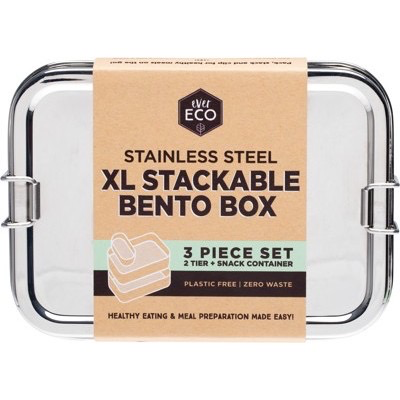 Australia EVER ECO XL Stackable Bento Box - 2 tier + mini container