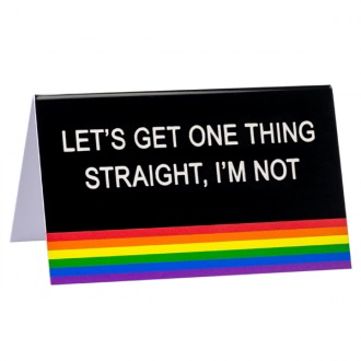 Australia DESK SIGN LARGE: STRAIGHT (PRIDE)