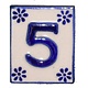 Australia #5 TILE Blue/White Ceramic