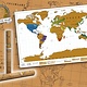 Australia Scratch Map of the World