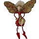 Australia Red/sage Fairy Hanging 19cm
