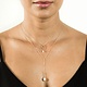 USA Lacuadra Pearl Necklace - Gold