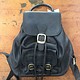 Australia Calfskin Backpack-Black