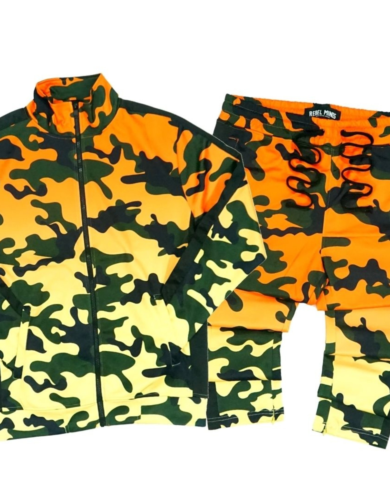 Rebel Minds Dip Dye Camo Track Jacket