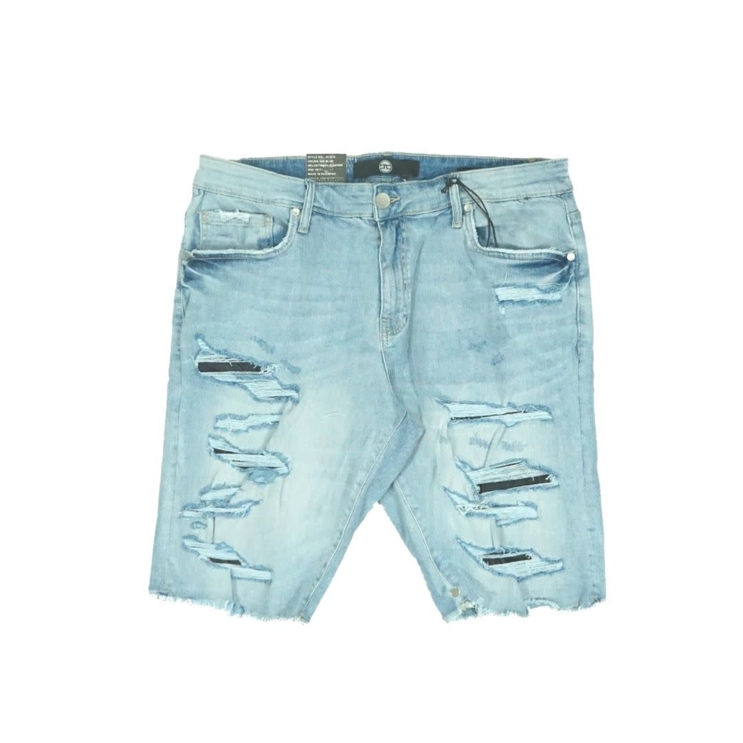 JORDAN CRAIG Ripped Denim Shorts - The 