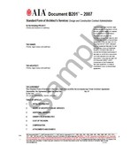 B201-2007 Standard Form Of Architects Services Design Construction Contract Admin