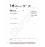 C727–1992, Standard Form of Agreement Between Architect and Consultant for Special Services