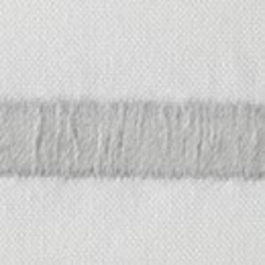 Matouk Ansonia Bedding Collection White 500TC Percale Satin Stitch Detail