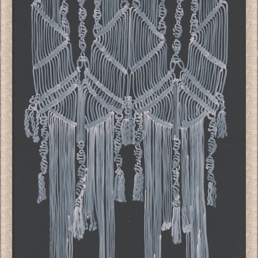 Macrame on Grey 4