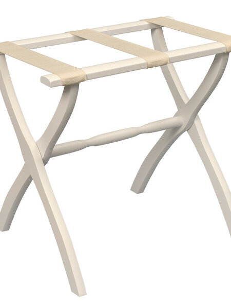 Wood Luggage Rack- Contour Leg