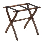 Wood Luggage Rack- Contour Leg