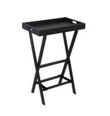 Gate House Furniture Eco High Portable Table w/Rectagle Serving Tray