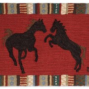 Cinnamon Horses Rug