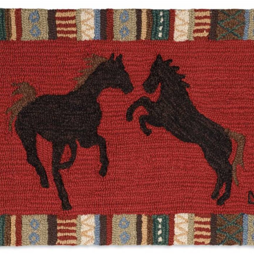 Cinnamon Horses Rug