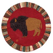 Rug Buffalo Round