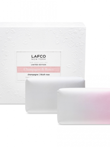 Lafco Champagne and Roses Soap Duo