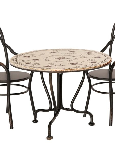 Maileg Dining Table set w/ 2 chairs