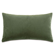 Uma Velvet Decorative Pillow-Olive