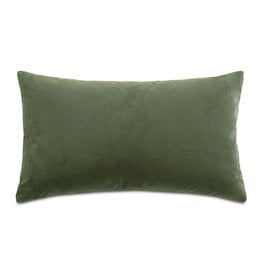 Uma Velvet Decorative Pillow-Olive