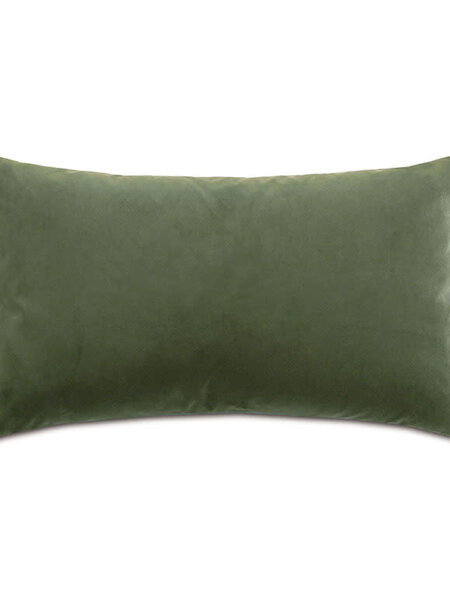 Uma Velvet Decorative Pillow-Olive