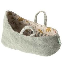 Maileg Carry Cot, My- Dusty Green