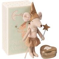 Maileg Tooth fairy mouse in matchbox, Big Sister