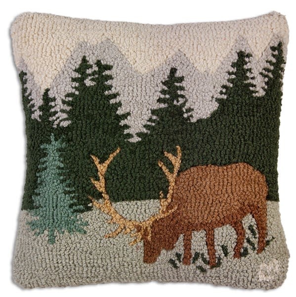 Mountain Elk Pillow 18 x 18