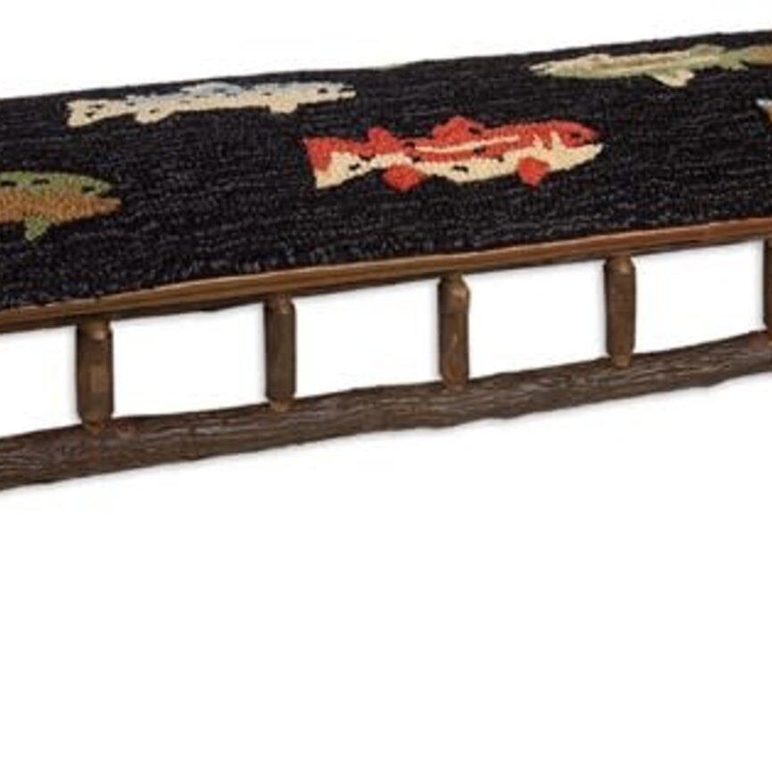 Bench-River Fish (Black)