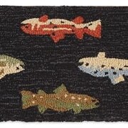 Bench-River Fish (Black)