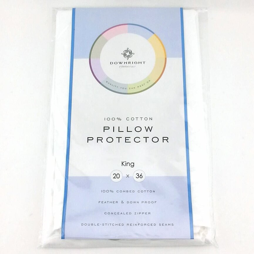 Pillow Protector 100% cotton, 320 TC zippered