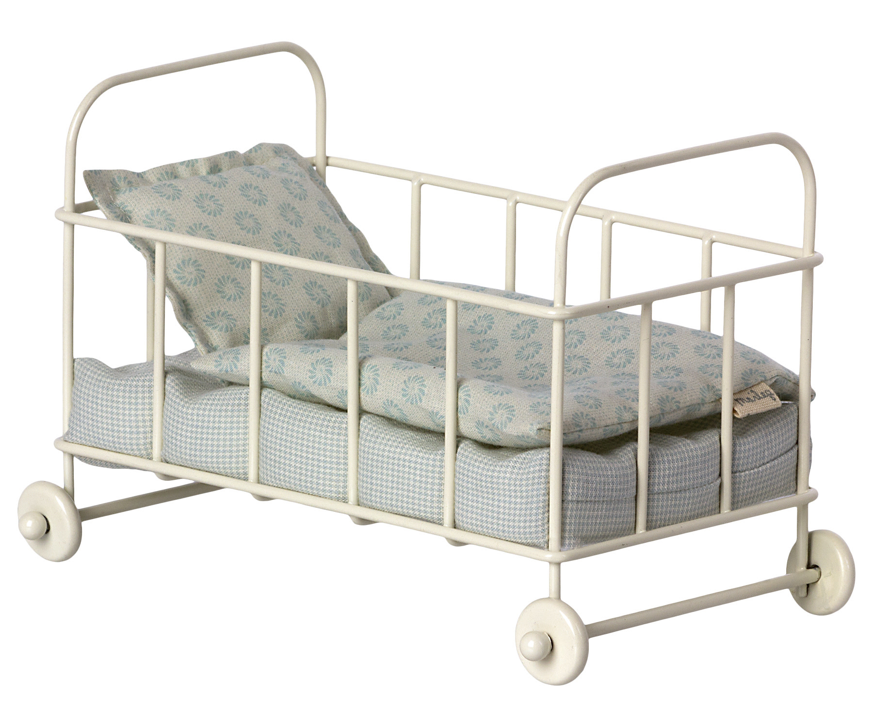 Maileg Cot bed, Micro-Blue