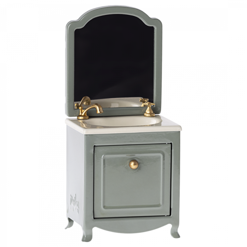 Maileg Sink dresser Dark Mint