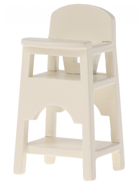 High Chair, Mouse - White