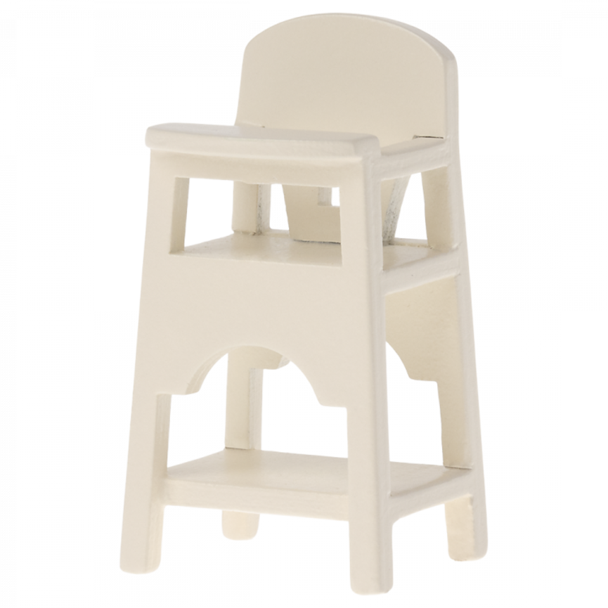 High Chair, Mouse - White