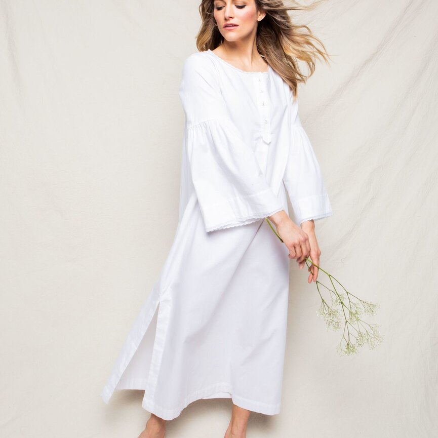 PP White Flannel Seraphine Nightgown