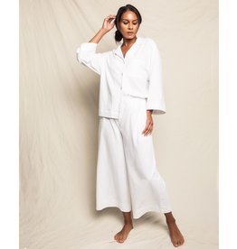 Petite Plume PP Luxe Pima White Pajama