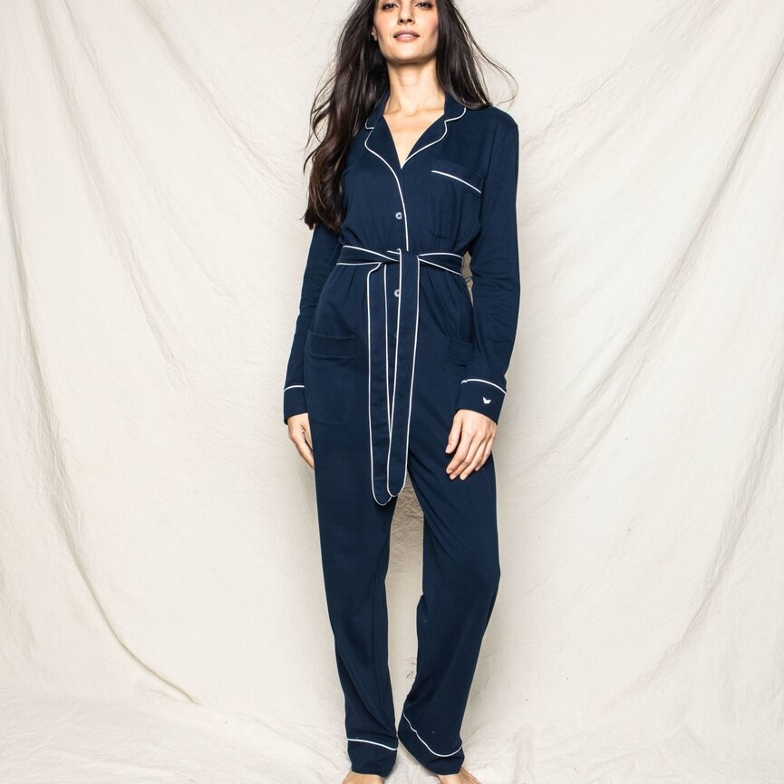 PP Luxe Pima Navy Jumpsuit