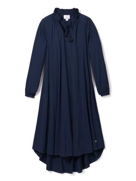 PP Pima Navy Garbo Nightgown