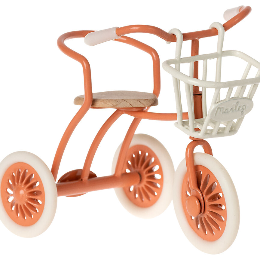 Maileg Tricycle Basket, Mouse