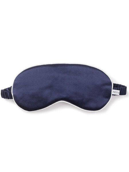 PP Navy Silk Traditional Eye Mask