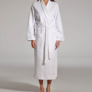Bath Robe-Long Quilted Basketweave