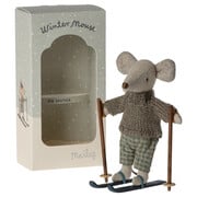 Winter mouse with ski set, Big  brother