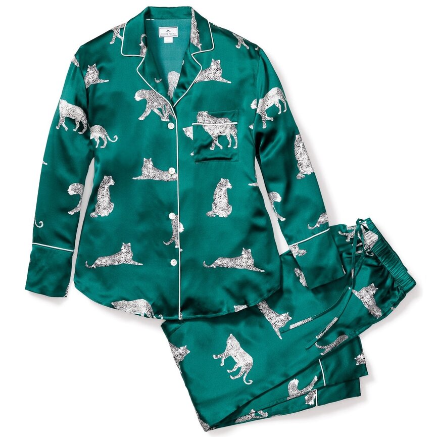 100% Mulberry Silk Women's Panthère de Luxe Pajama