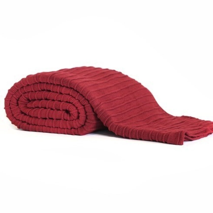 Daniel Stuart Pleat Knit Blankets