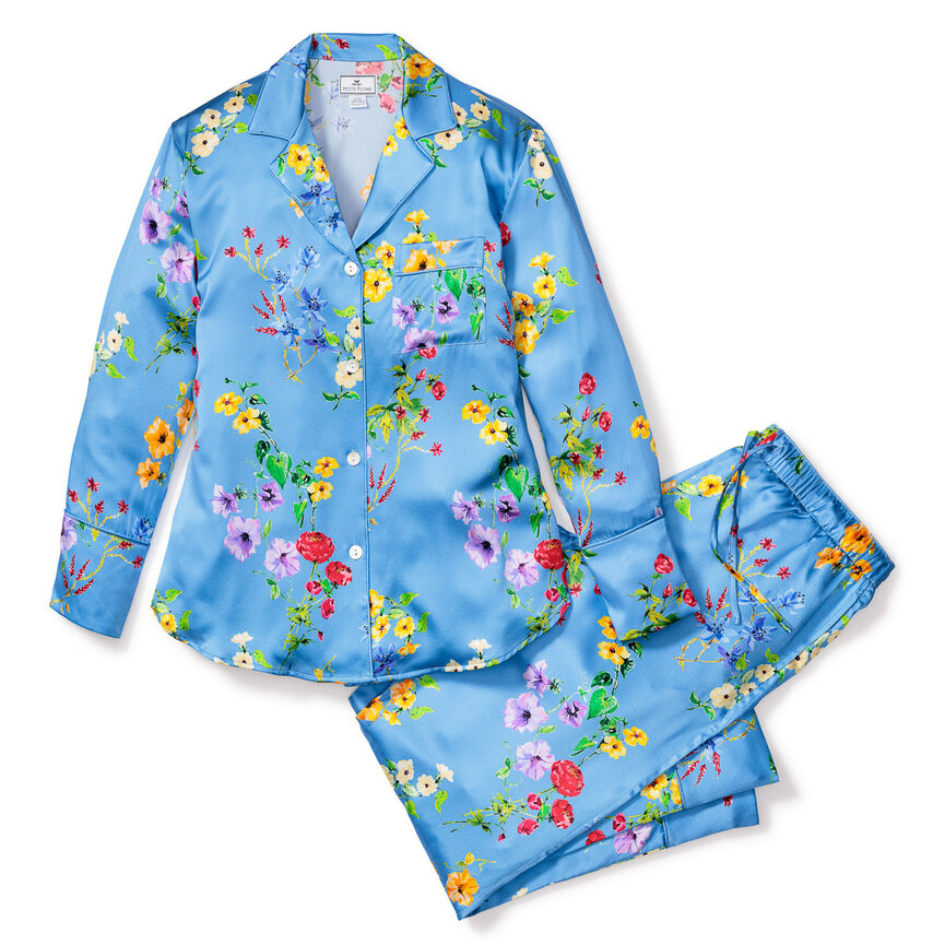 PP Women's Brilliant Botanical Silk Pajama Set