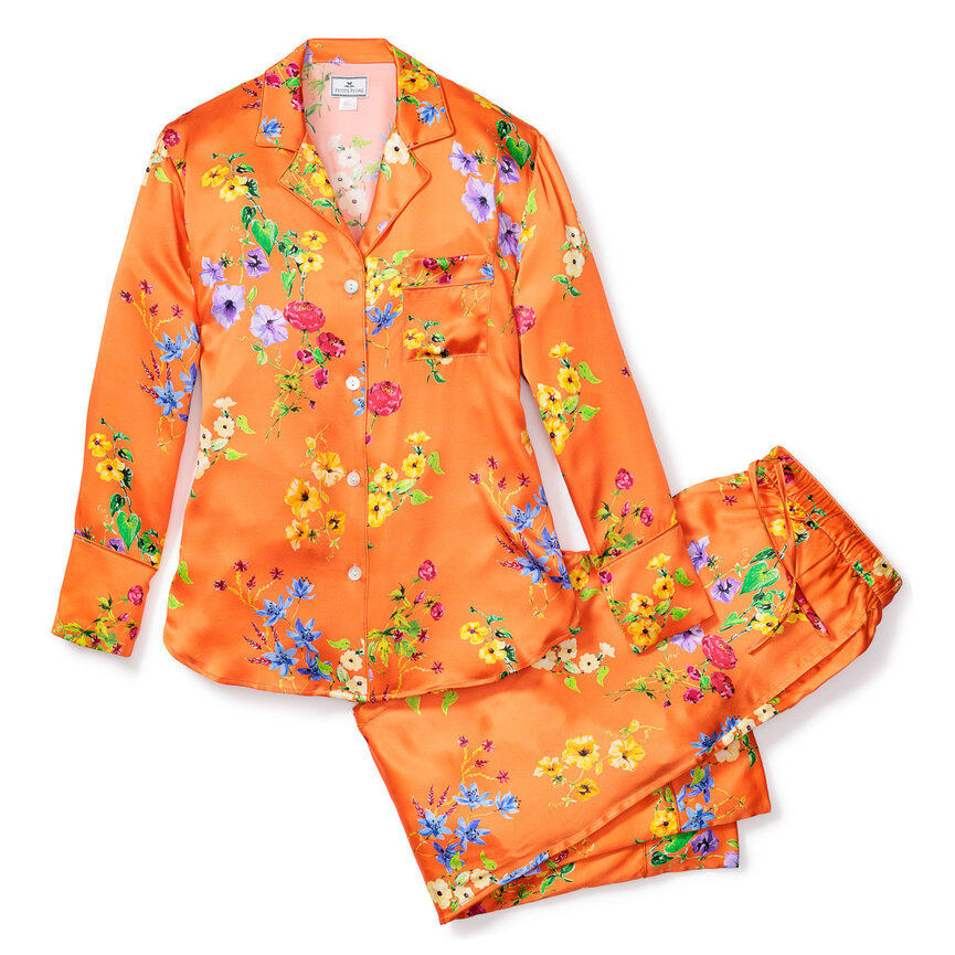 PP Women's Brilliant Botanical Silk Pajama Set
