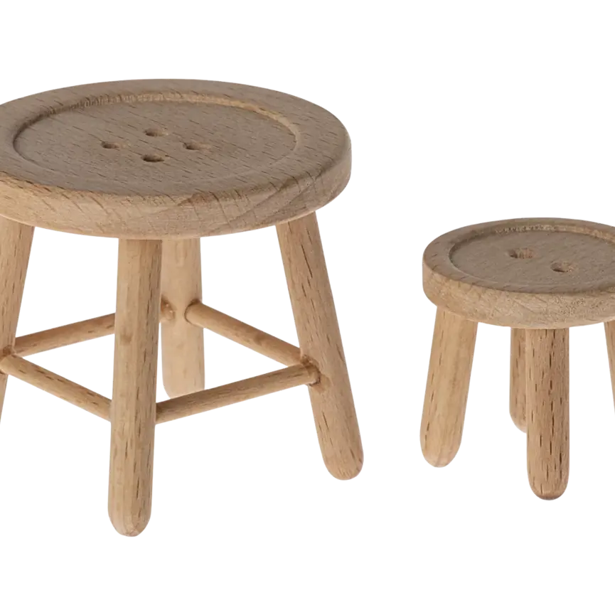 Maileg Table and stool set, Mouse
